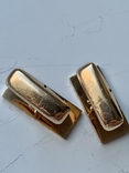 Золотые запонки 585 пробы, вес 8,34 грамм, Финляндия., фото №10