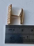 Золотые запонки 585 пробы, вес 8,34 грамм, Финляндия., фото №12