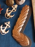 ВМФ: погон " Адмирал ", кокарды, пуговицы, эмблемы, фото №6