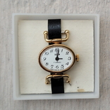 Новий позолочений годинник Зоря РССР з документами (на ходу), фото №3