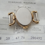 Новий позолочений годинник Зоря РССР з документами (на ходу), фото №4