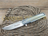 Нож складной Boker Magnum Aluminium 440A на подшипнике клипса реплика, фото №3
