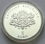 5 евро 2018 Латвия "Моя Латвия" (серебро), фото №9