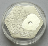 5 евро 2016 Латвия "100 лет Митавской операции" (серебро), фото №7