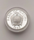 Науру 10 долларов 1994 г. John Fearn, серебро 925, 1oz., фото №5