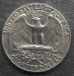 1/4 доллара 1974 года, фото №2