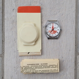 Новий годинник Луч Перебудова Кварц СРСР з документами (на ходу), фото №2
