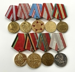 Медалі "ХХХ та 40 лет ВС". Комплект ювілейних медалей., фото №2