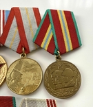 Медалі "ХХХ та 40 лет ВС". Комплект ювілейних медалей., фото №5