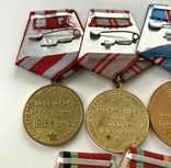 Медалі "ХХХ та 40 лет ВС". Комплект ювілейних медалей., фото №9