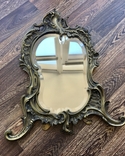 Велике, настільне дзеркало, бронза, Франція XIX ст., рокайль., фото №7