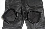 Мото штани жіночі шкіряні чорні розмір S довгі, фото №6