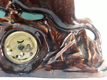 Керамічних ( майоліка ) Камінний годинник Німеччина полювання, фото №8