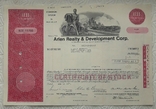 Інвестиційний фонд нерухомості США 1971 р. Сертифікат на 40 акцій, фото №2