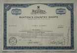 Сертифікат на 100 акцій U.S. Manufacturing Goods Chain Stock 1969 року, фото №2