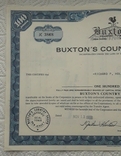 Сертифікат на 100 акцій U.S. Manufacturing Goods Chain Stock 1969 року, фото №5