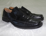 Туфлі чоловічі шкіряні чорні лофери 42 розмір, фото №2