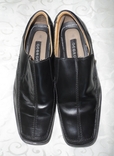 Туфлі чоловічі шкіряні чорні лофери 42 розмір, фото №7