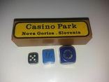 Игральные кости Футляр Casino Park Nova Gorica Slovenia, фото №7