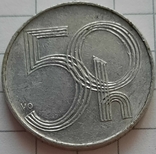 Чехия 50 геллеров, 1995, фото №2