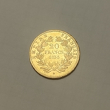 20 франков 1858, Франция, Наполеон III без венка, золото, фото №6