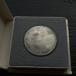 5 франков 1963 Красный Крест в оригинальной коробке с натуральной патиной серебро 15 грамм, фото №3
