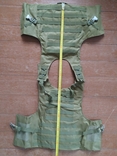 Тактичний розвантажувальний жилет для бронепластин (плитоноска) колір олива ., фото №6