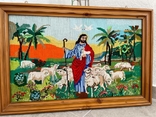 Вишита Картина Ісус Христос на оливковій горі ручна вишивка, фото №2