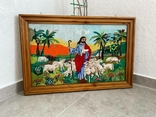 Вишита Картина Ісус Христос на оливковій горі ручна вишивка, фото №3