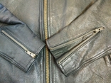 Куртка шкіряна ASOS унісекс натуральна шкіра р-р М, фото №9