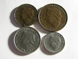 1, 5, 10, 25 центів 1948 Нідерланди, фото №7