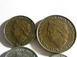 1, 5, 10, 25 центів 1948 Нідерланди, фото №8