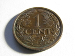 1 цент 1937 Нідерланди, фото №3