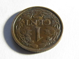 1 цент 1937 Нідерланди, фото №5