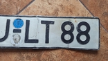 Імпортний, закордонний номерний знак на авто, фото №3