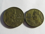 20 та 10 дінарів 1955 Югославія, фото №3