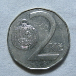 Чехія 2 крони 1994 року #6П258, фото №2