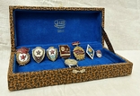 Комплект медалей с документами и знаков на одну семью в семейной шкатулке., фото №9