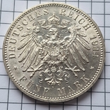 5 марок 1914. Саксония., фото №3
