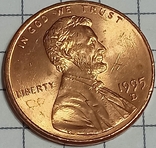 США 1 цент 1995 D, фото №2