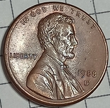 США 1 цент 1988 D, фото №2
