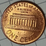 США 1 цент 1990, фото №3
