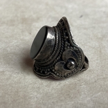 Старовинний срібний перстень, фото №2