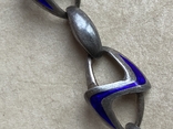 Срібний браслет з емалями, фото №4