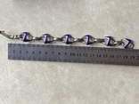 Срібний браслет з емалями, фото №9