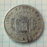 Португальская Индия 1 рупия 1881 г., фото №3