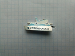 Авиационный знак. Эстонские авиалинии. Самолет. Авиация., фото №2