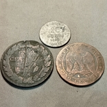 10 центов(чентезимо) 1810М, 5 сантимов 1861К, 5 сантимов 1799АА.Описание.фото., фото №5