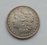 1880 г - доллар США,серебро, фото №2