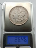 1880 г - доллар США,серебро, фото №3